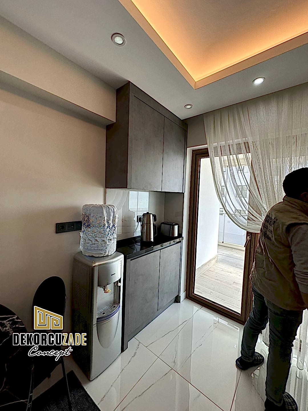 Alvic İspanyol Lake kulpsuz Mutfak Dolabı